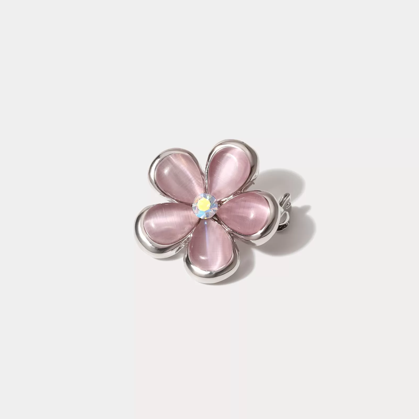 Purple Flower Brooch