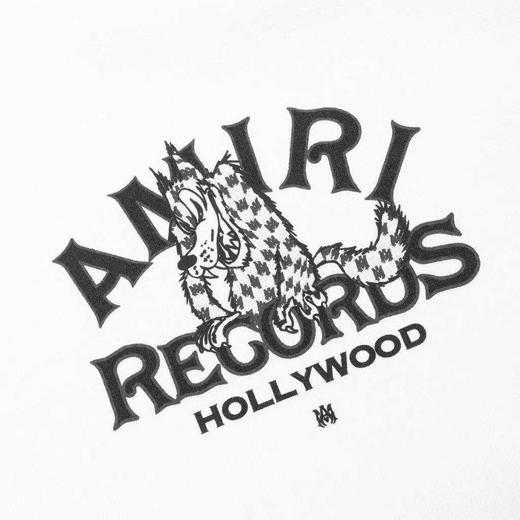 Records Wolf Hoodie - White