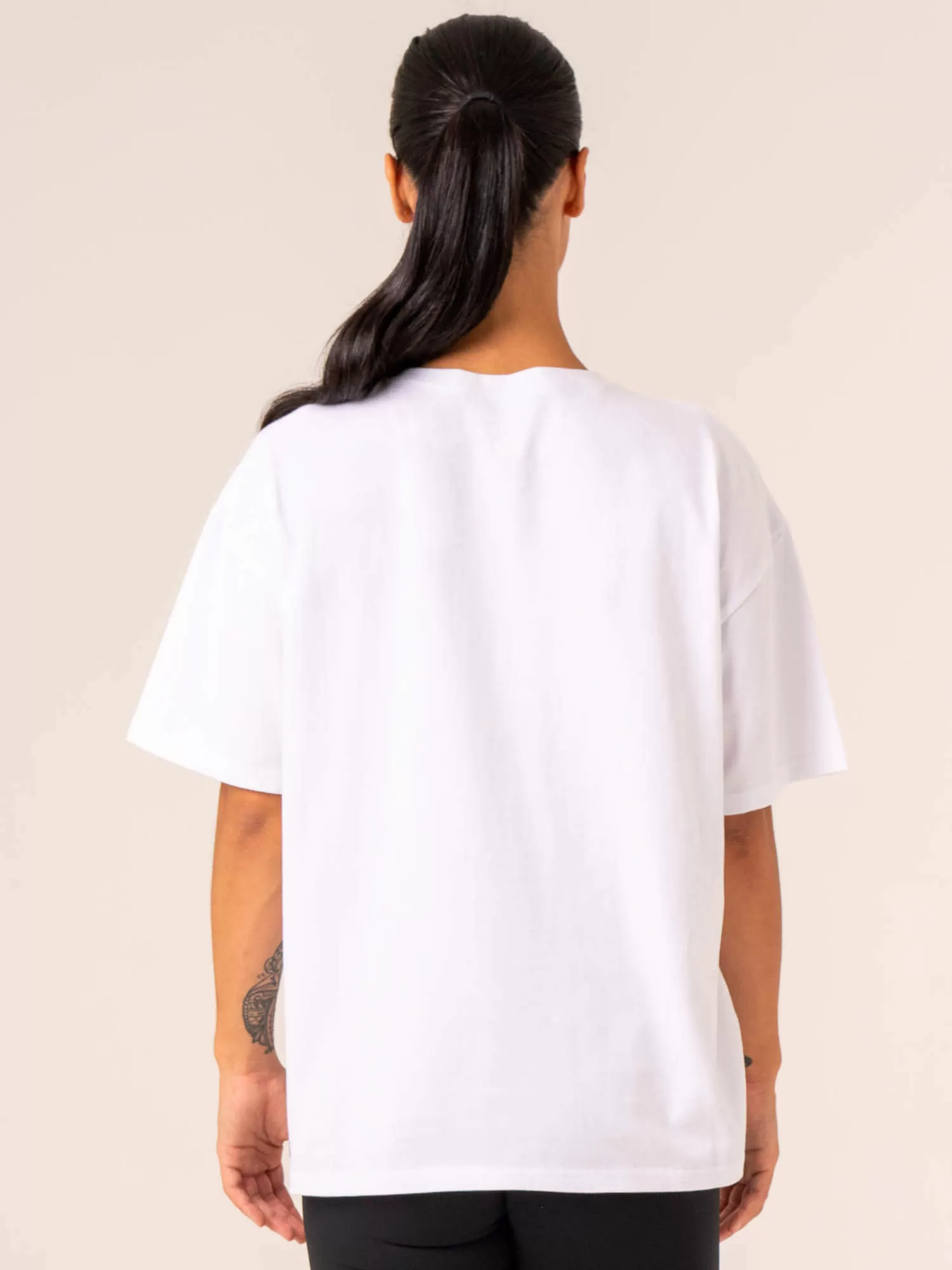 Retro Oversized T-Shirt - White