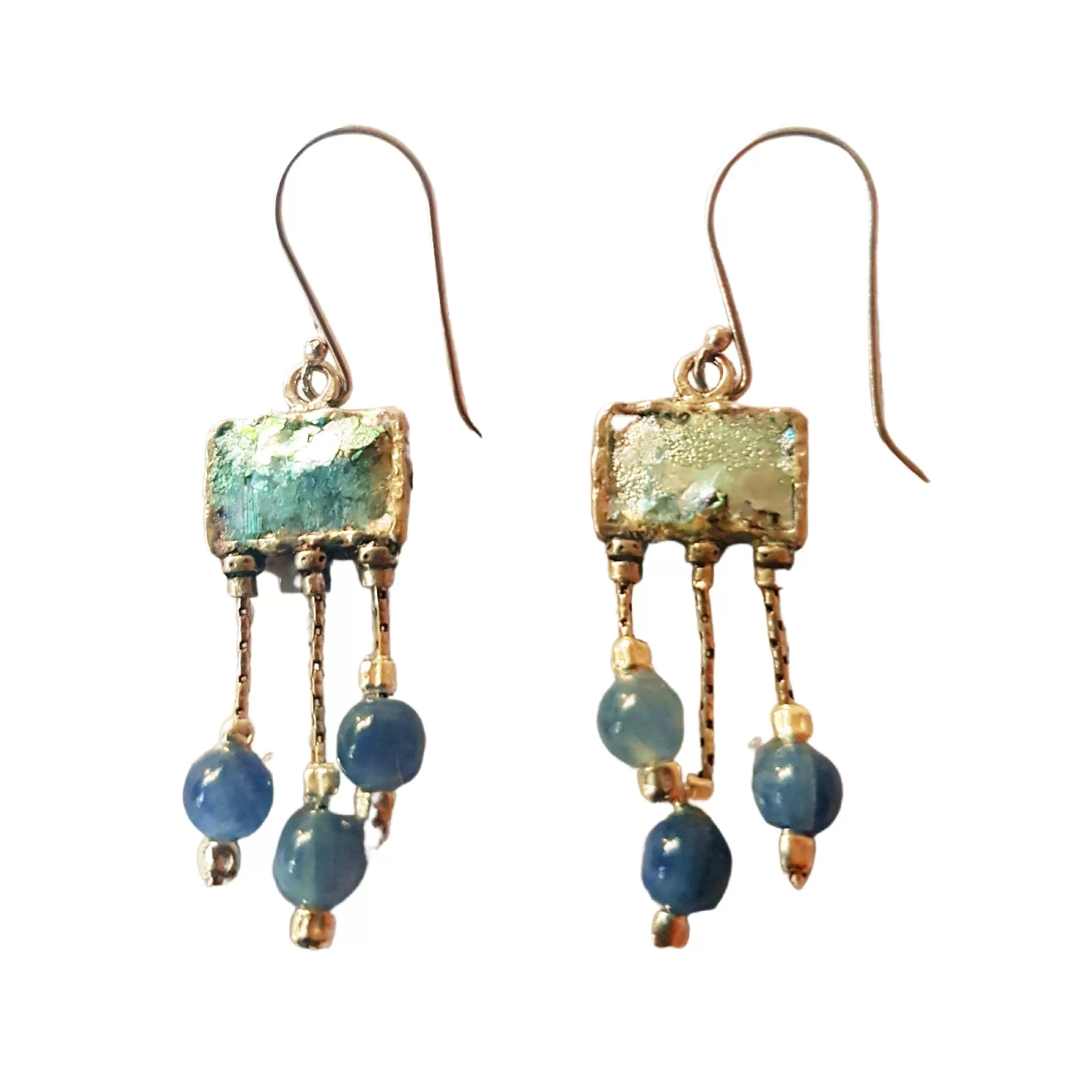 Roman glass jewelry Roman glass Earrings for woman