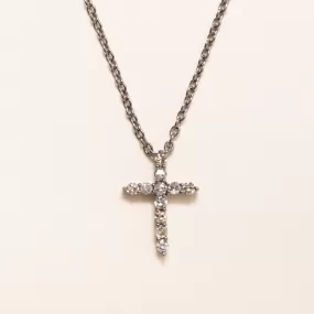 Small Silver Cross Chain