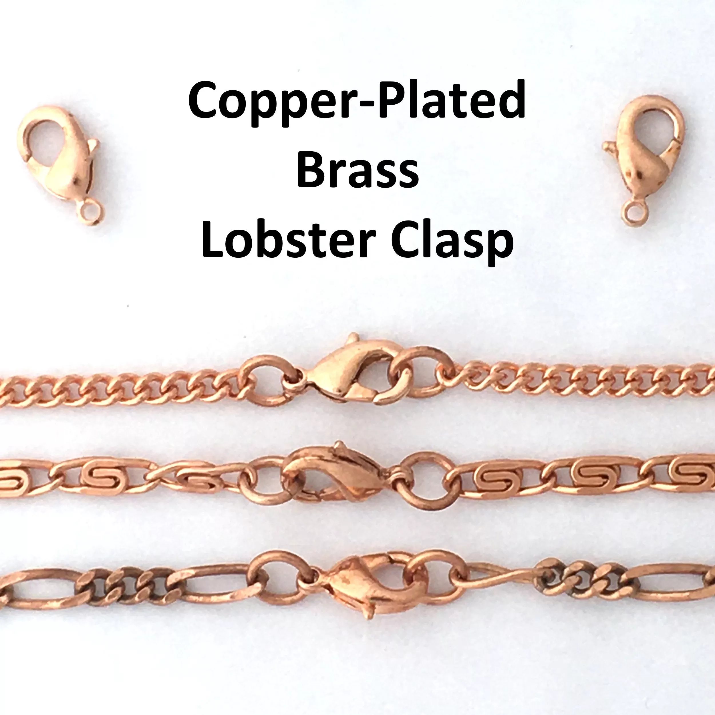 Solid Copper Bracelet Chain Fine Figaro Chain Bracelet BC41 Vintage Copper Bracelet Chain