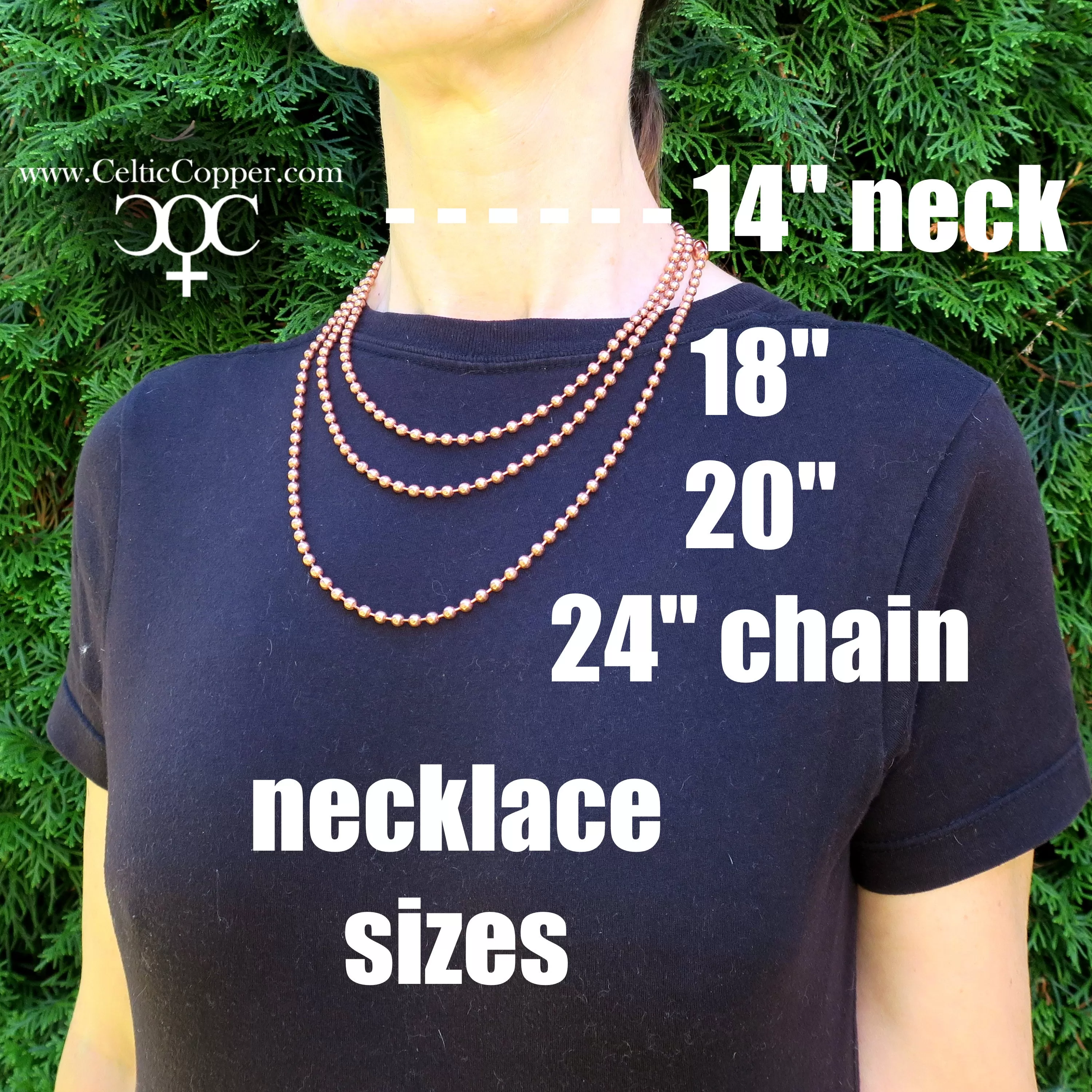 Solid Copper Necklace Chain Fine 3mm Cuban Curb Chain Necklace NC71 Solid Copper Chain Necklace 24