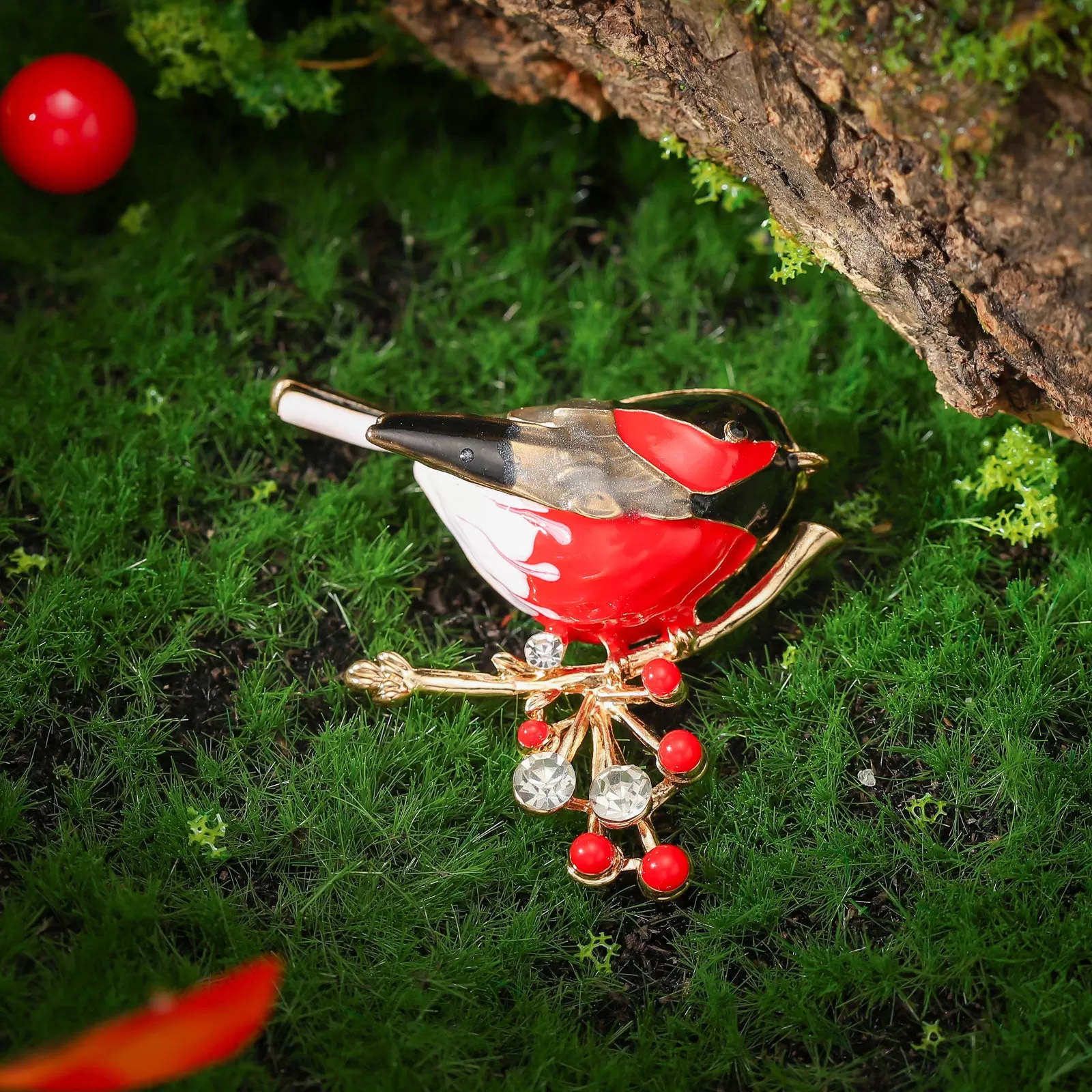 Sparrow Brooch