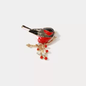 Sparrow Brooch