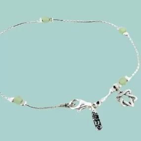 Sterling Silver Anklet for Women with the Star of David