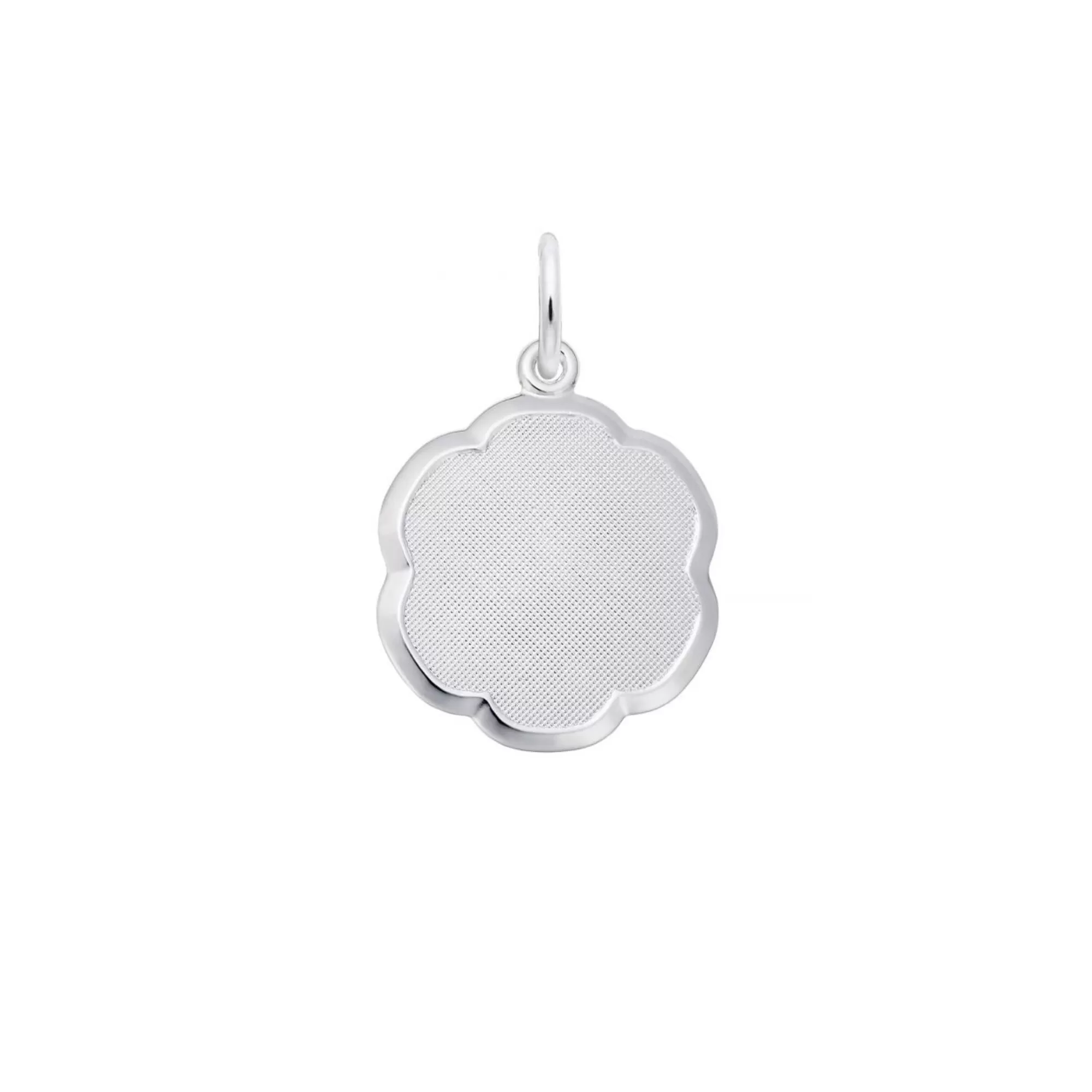 Sterling Silver Clover Disc Charm