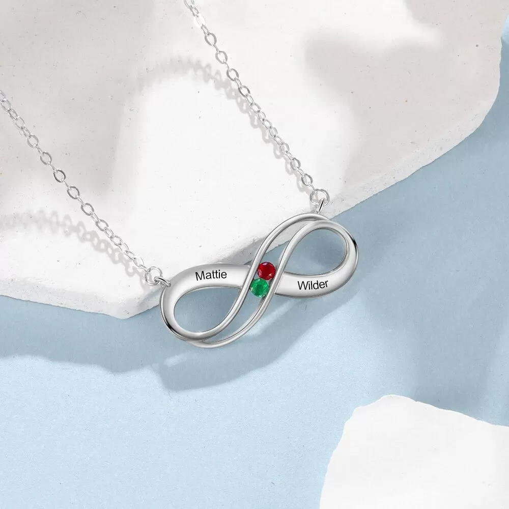 Sterling Silver Infinity Love Pendant