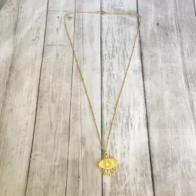 The Infinite Sadness in Gold Necklace