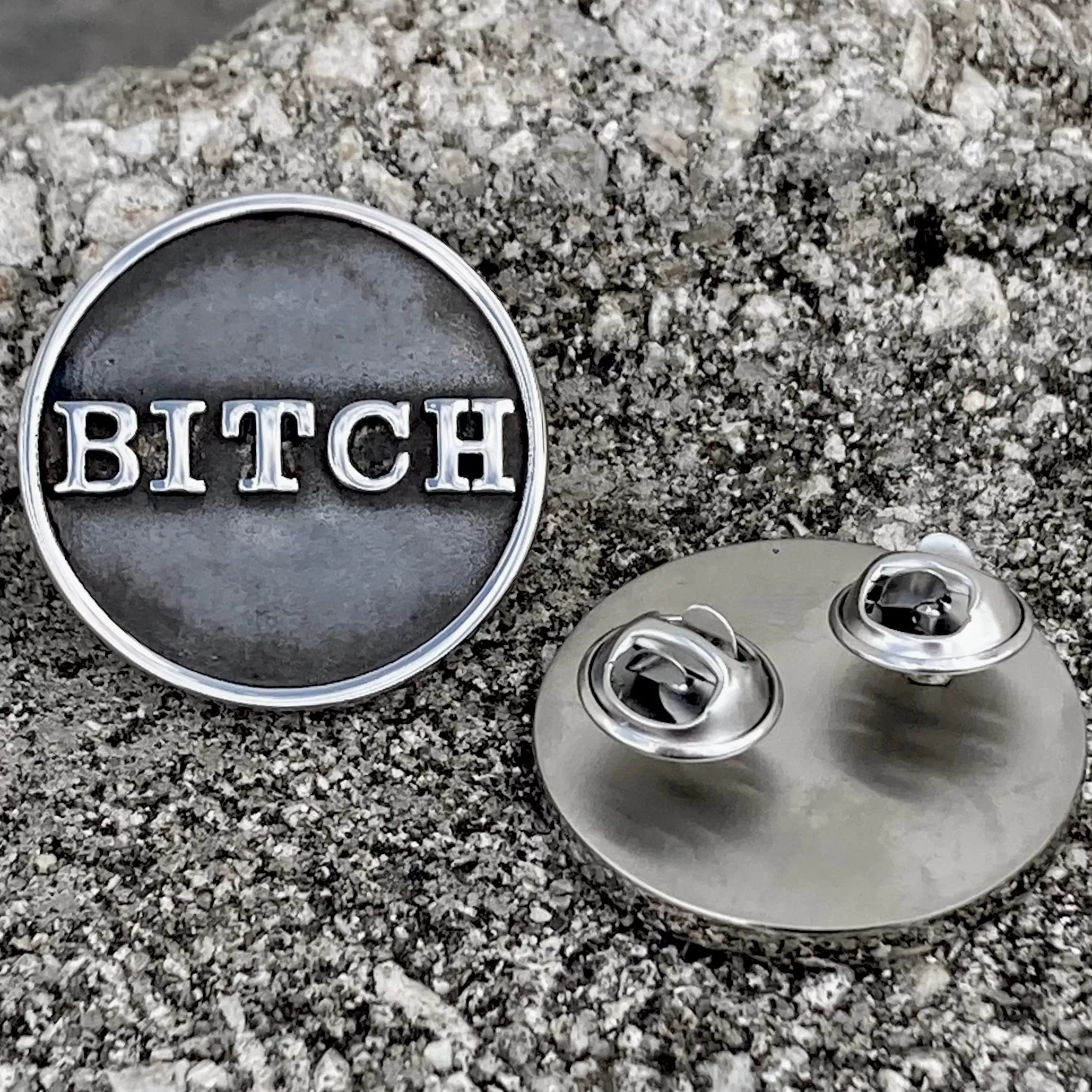 Vest Pin - B*tch - PIN03