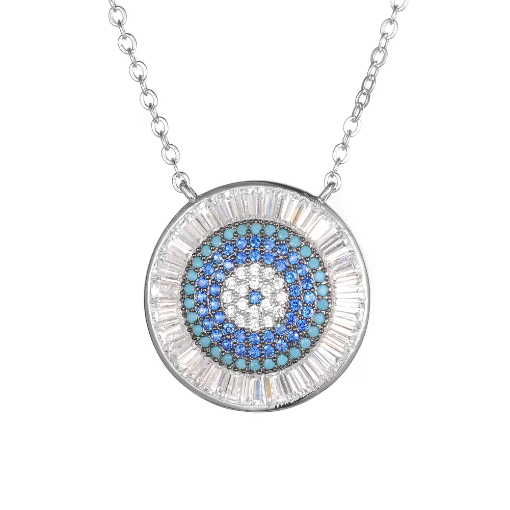 Women's Fashion CZ Evil eye Jewelry Sets