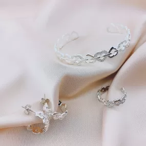 Women's Fashion Heart CZ Jewelry Sets